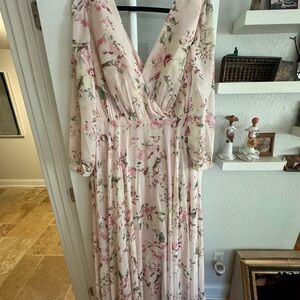 🌸 Revelry Floral Maxi Dress – Fits 16 (Altered from 20)